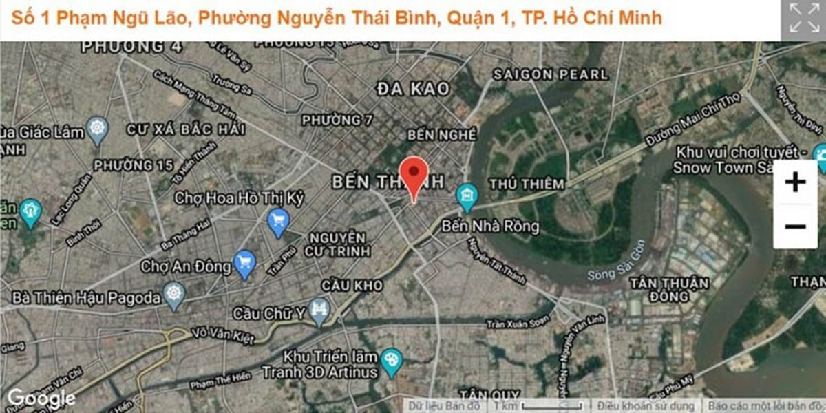 Mạng lưới giao thông tại dự án One Central Saigon đắt giá
