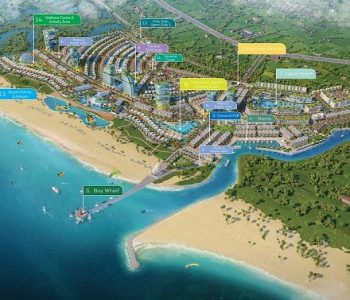 Mặt bằng phân bố tiện ích Venezia Beach Hồ Tràm