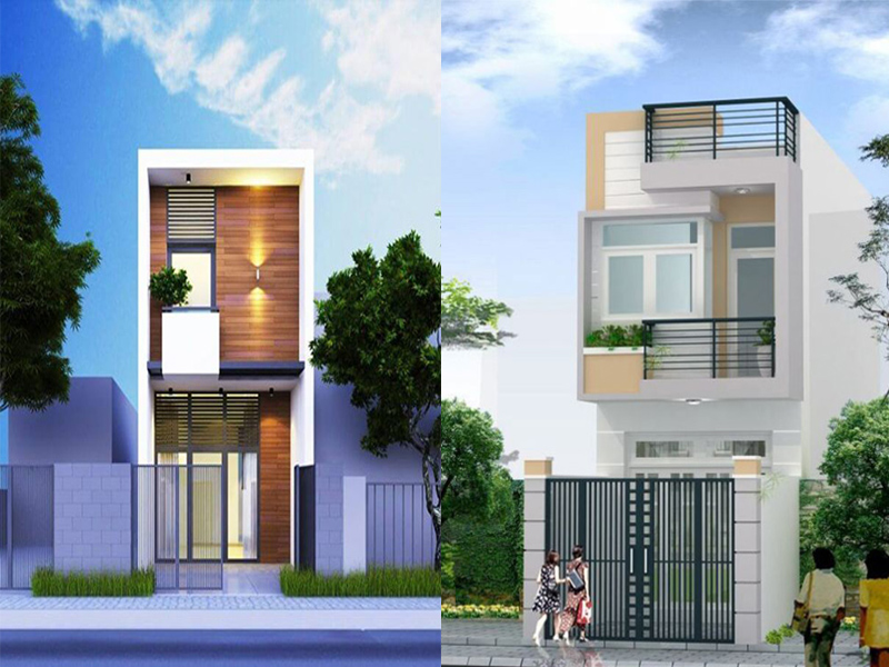 Một số hình ảnh mẫu nhà 2 tầng đơn giản