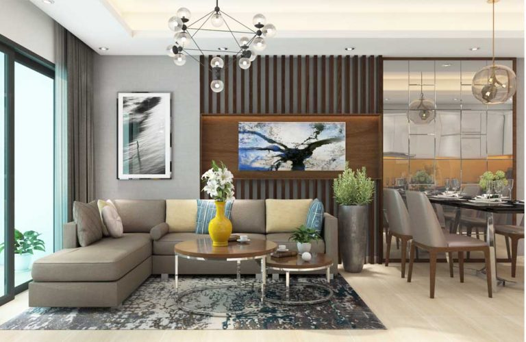 Trang trí và sắp xếp phòng khách cho chung cư