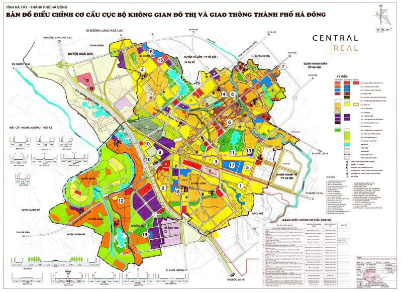 Một số quy hoạch khác tại quận Hà Đông