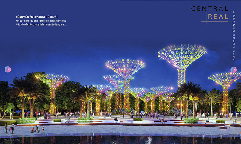 Công viên ánh sáng Vinhomes Grand Park Quận 9