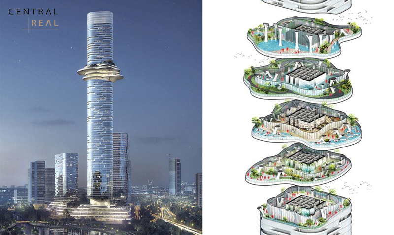 Thiết kế tòa Empire Tower 88 tầng