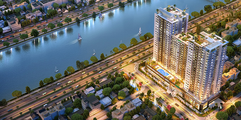 Khu căn hộ Viva Reverside bên cạnh đại lộ Đông Tây