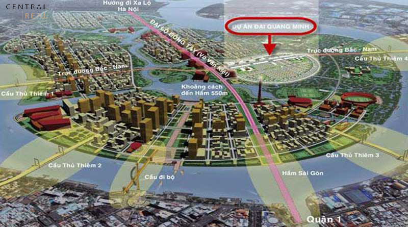 Những dự án xung quanh cầu thủ thiêm 4