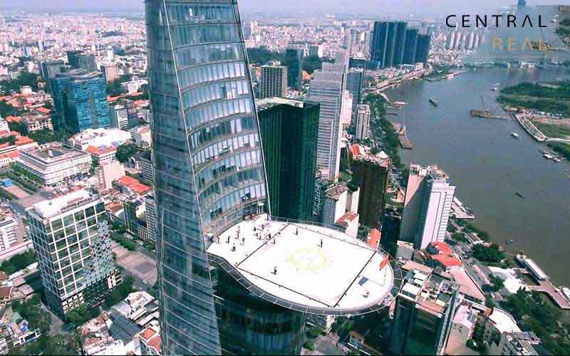 Bãi đỗ trực thăng của tòa nhà Bitexco Sài Gòn