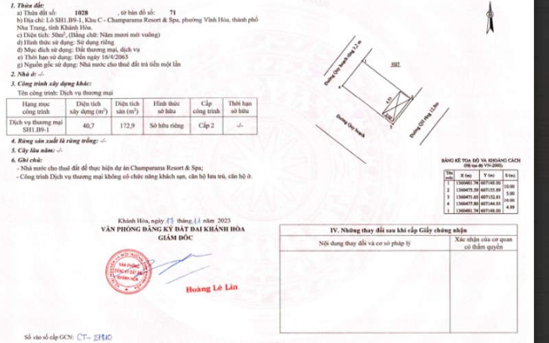 Thủ tục pháp lý dự án Libera Nha Trang