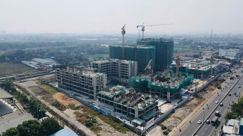 tiến độ dự án La Pura Thuận An